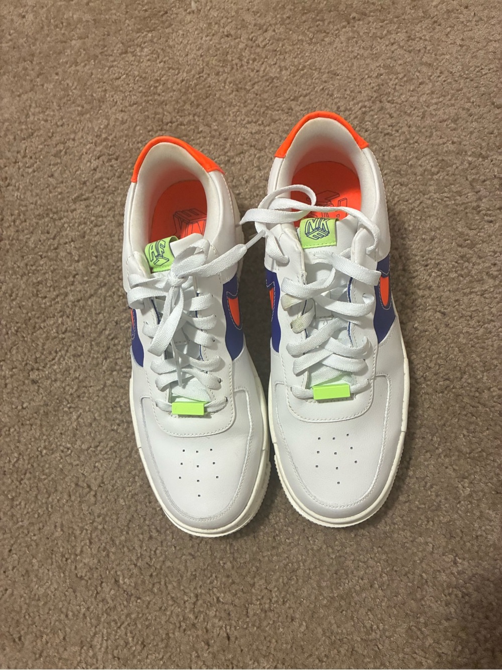 Nike Pixal Air Force Ones